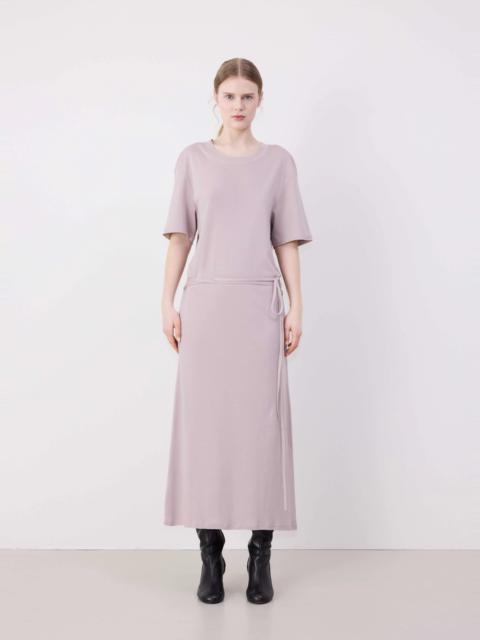 BELTED RIB T-SHIRT DRESS
