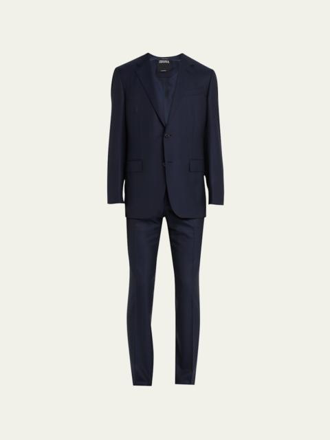 Men's 15milmil15 Micro-Check Wool Suit