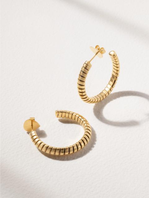 Trisolina Small 18-karat Gold Hoop Earrings