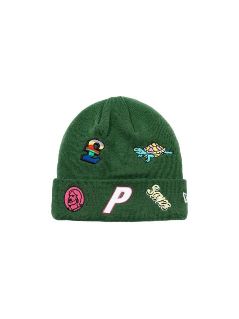 PALACE NEW ERA JESUS BEANIE GREEN
