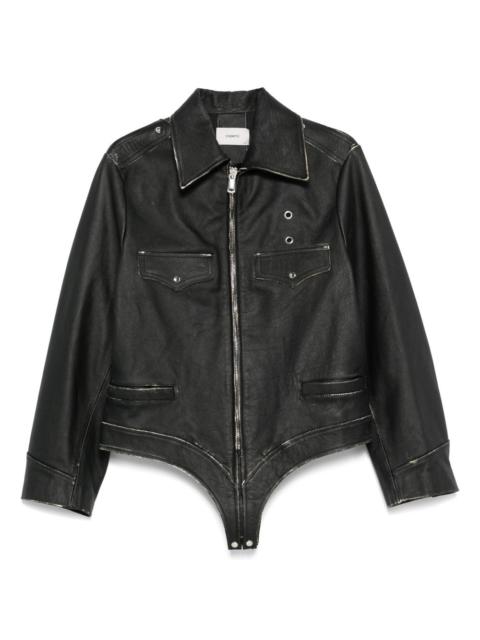 leather body jacket