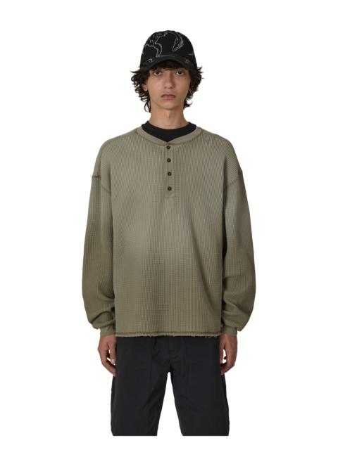 Bee Sun Faded Organic Waffle Serafino Long Sleeve