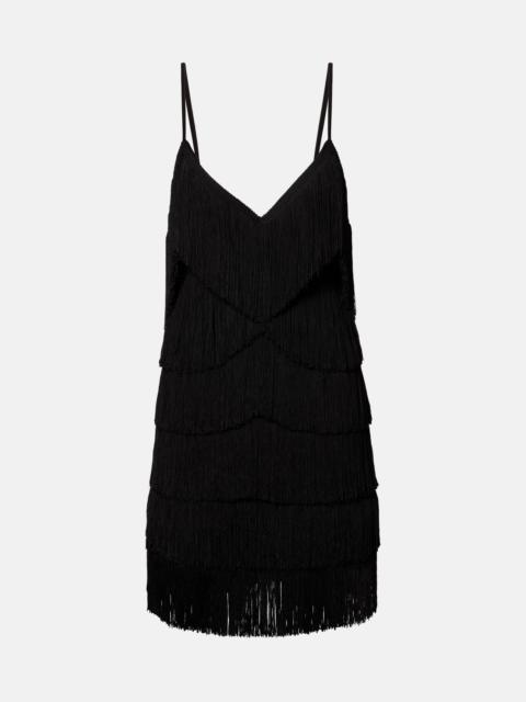 Fringed minidress