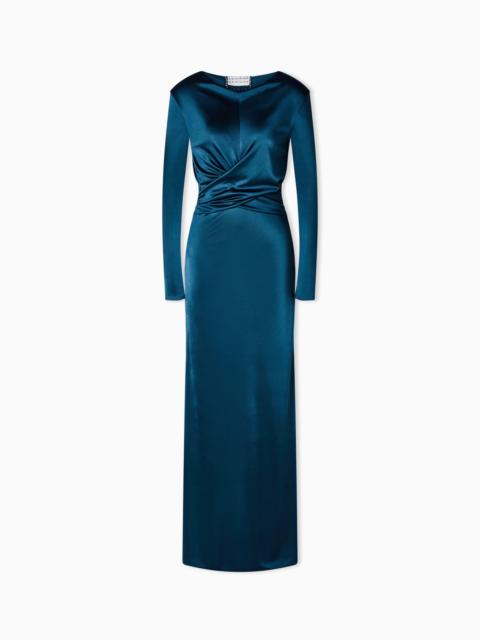 LONG VISCOSE JERSEY DRESS
