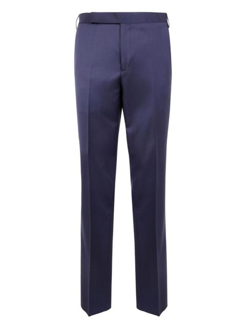 pleated wool trousers