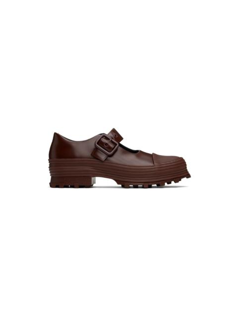 Burgundy Traktori Loafers