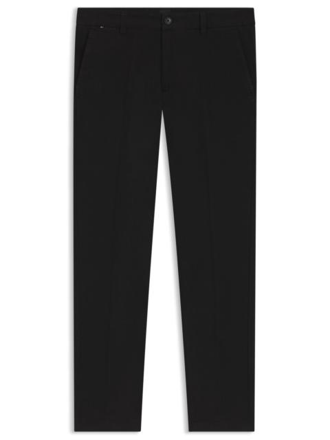 SLIM-FIT TROUSERS IN STRETCH-COTTON TWILL
