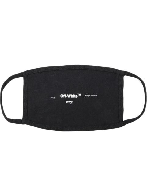 OFF-WHITE Logo Face Mask (SS19) Black/White