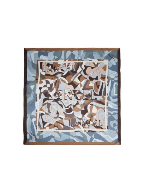 Square 70 puzzle-motif scarf