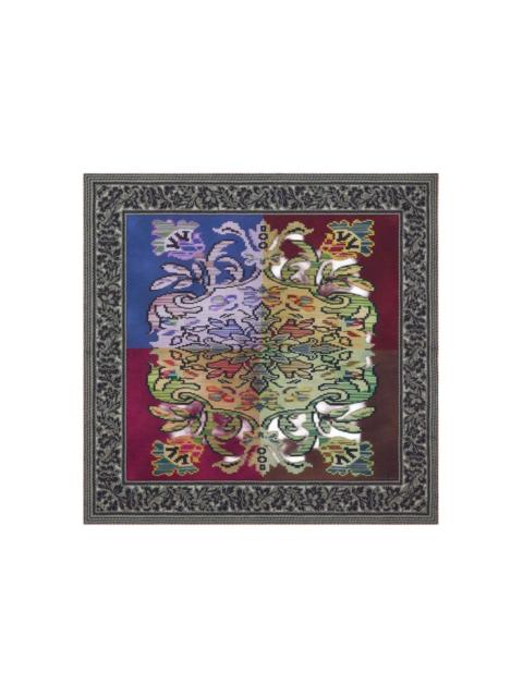 floral-pattern scarf