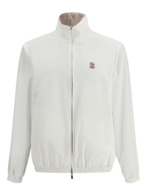 reversible zip-up lightweight jacket