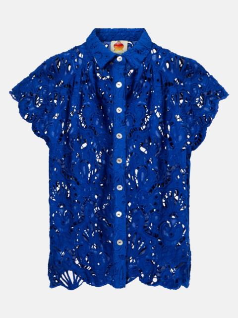 Cotton lace shirt