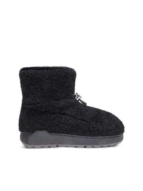 textured snow boots