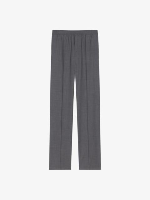 SLIM FIT JOGGER PANTS IN WOOL