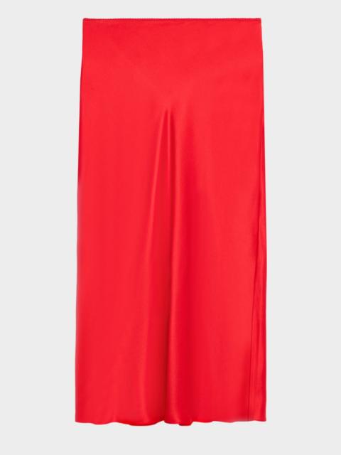 Miranda Silk Charmeuse Slip Skirt