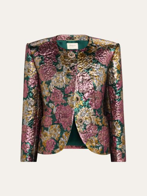 Floral Brocade Jacket