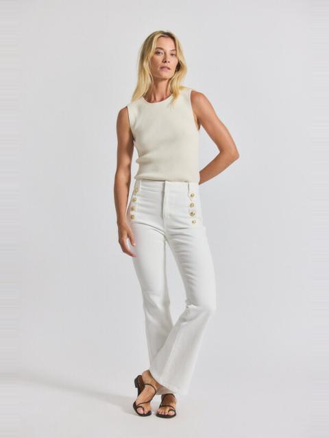 ROBERTSON STRETCH DENIM FLARE TROUSER