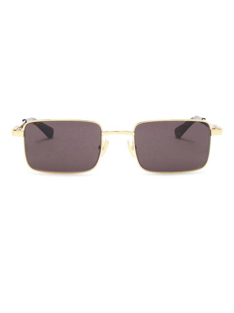 Stretch Metal Rectangular Sunglasses