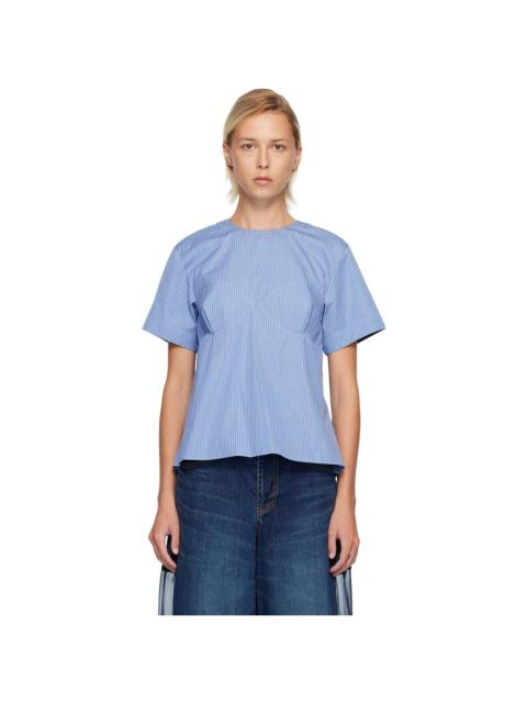 Blue Poplin T-shirt