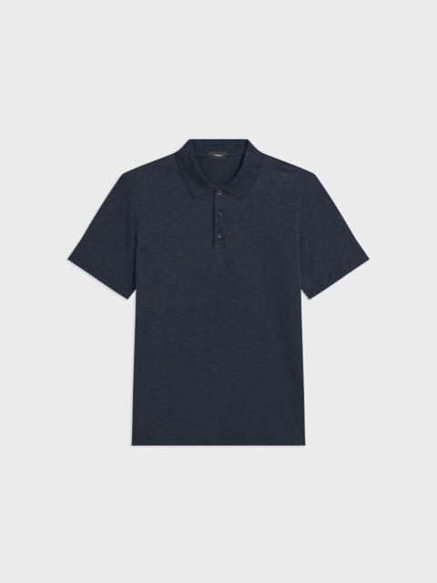 Bron Polo Shirt in Cosmos Slub Cotton