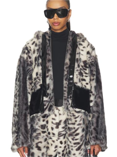 Hesse Faux Fur Leopard Jacket