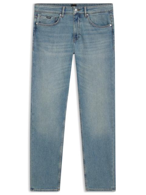 DELAWARE SLIM-FIT JEANS IN PURE-BLUE COMFORT-STRETCH DENIM