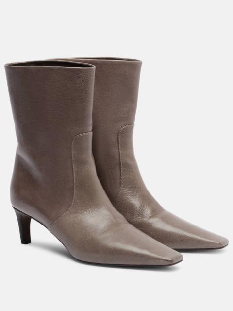 Monili leather ankle boots