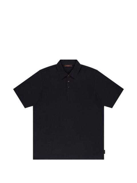 logo-detail polo shirt