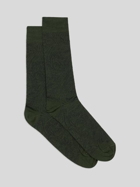 PAISLEY COTTON JACQUARD SOCKS