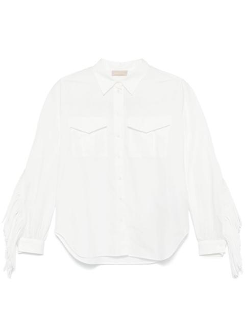 fringe-detailed shirt