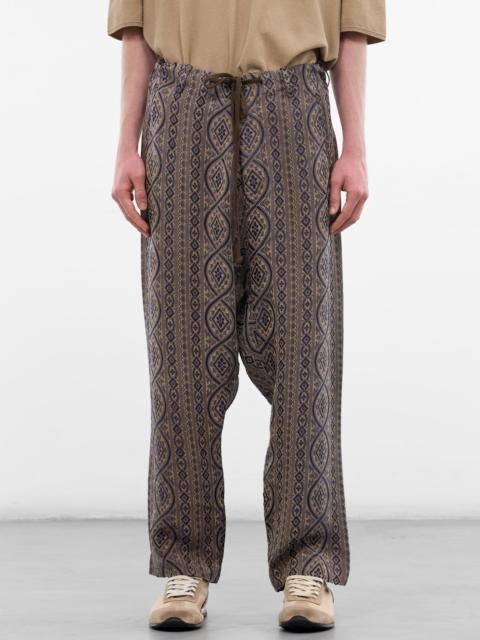 Blue Graphic Relaxed Perch Pants