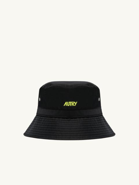 NYLON BUCKET HAT WITH EMBROIDERY LOGO UNISEX