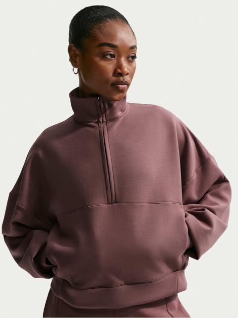 Nike 24.7 ImpossiblySoft Women's Dri-FIT Oversized 1/2-Zip Top