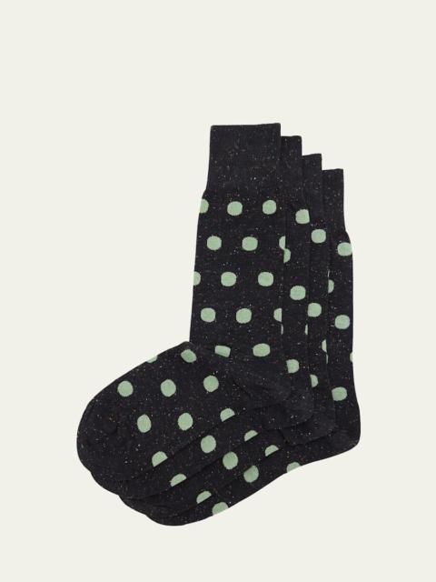 Men's Jarvis Polka Dot Crew Socks
