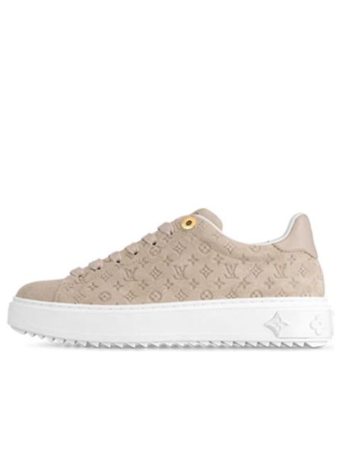 (WMNS) LOUIS VUITTON Time Out Sneakers 'Beige Minimonogram' 1ABR2I