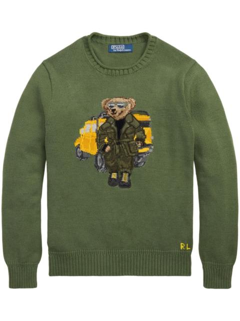 Polo Bear-motif sweater