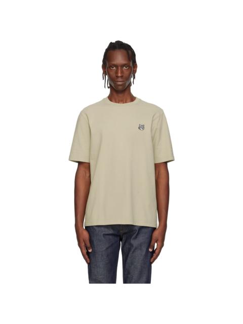 Beige Fox Head Comfort T-shirt
