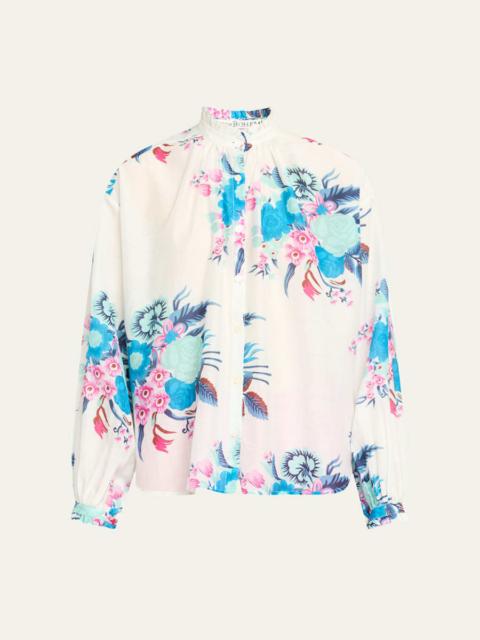 Poet Berry Jackfruit Blouse