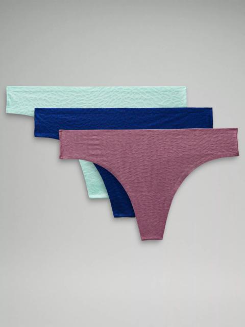 lululemon InvisiWear Mid-Rise Thong Underwear Performance Lace *3 Pack ...