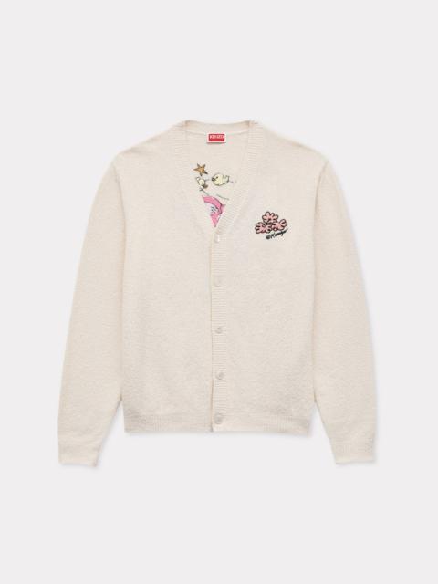 'KENZO Cartoon' cardigan in spongy cotton