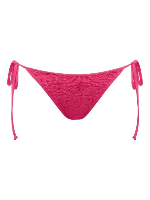 Anisha textured tie bikini bottom