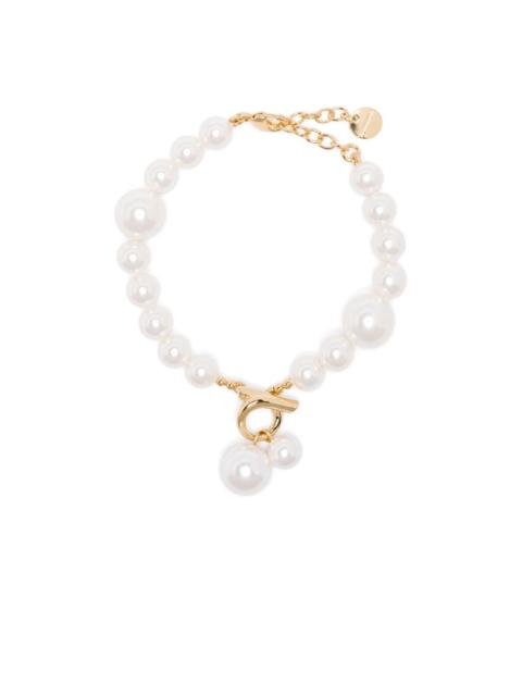 faux-pearl bracelet