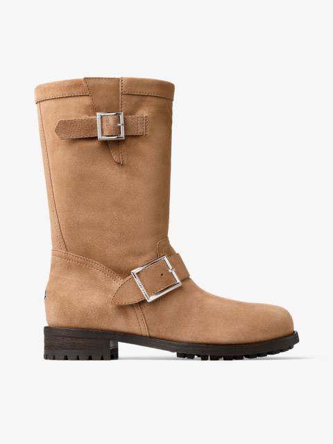 Biker Mid
Toffee Velvet Suede Ankle Boots