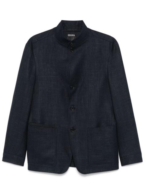 slub-texture jacket