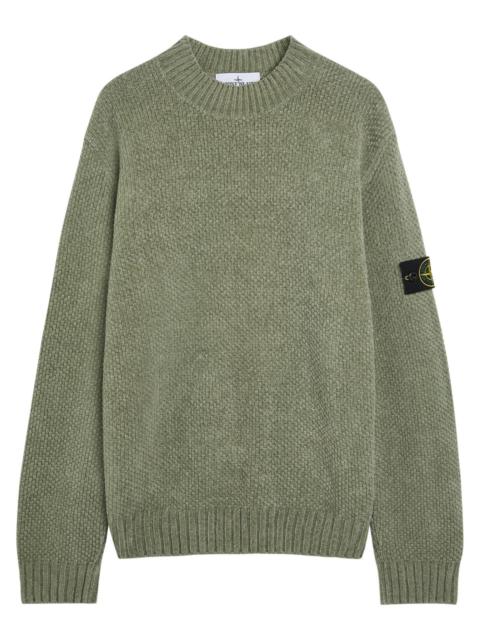 Stone Island Logo Cotton Jumper