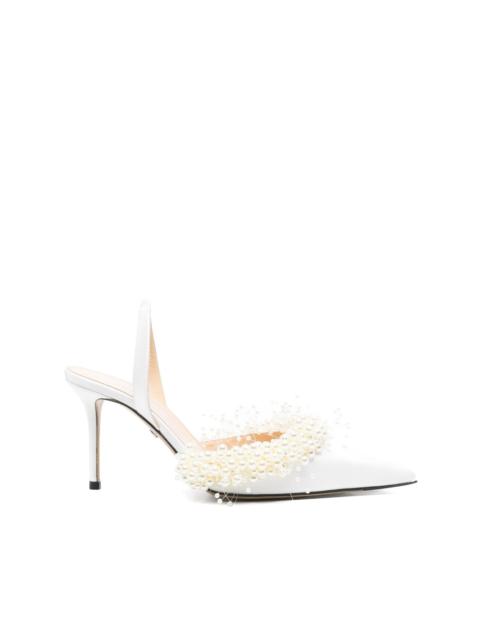 80mm embellished pumps