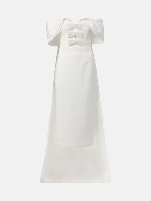 Rory crêpe midi dress