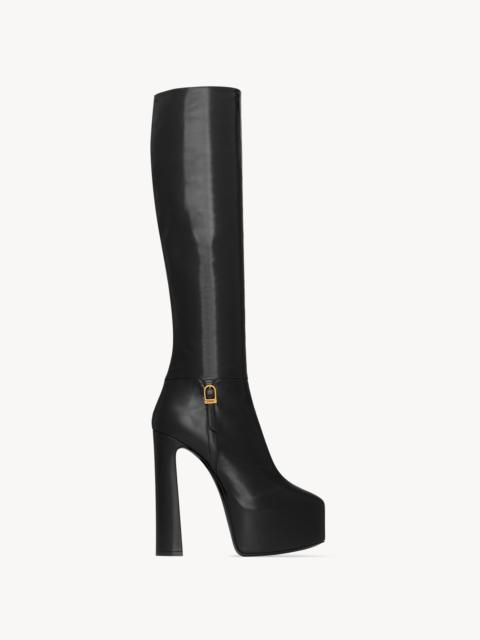 NICO PLATFORM BOOTS IN SMOOTH LEATHER