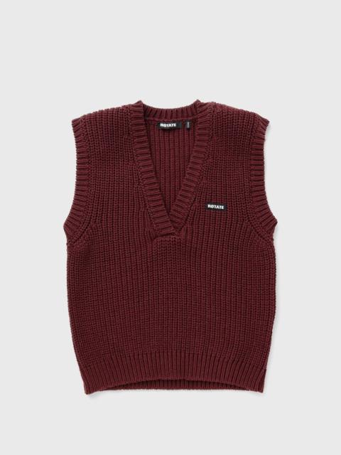 KNIT V-NECK VEST