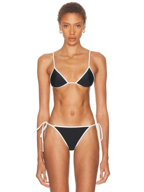 Ari Reversible Tie Triangle Bikini Top